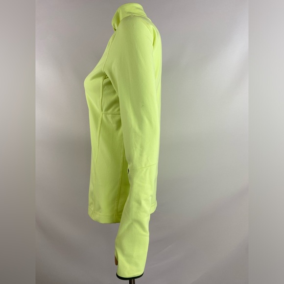 Reebok Women's Running Pullover L/S Shirt, Size Small, (Bright Yellowish-Green) - Picture 5 of 14